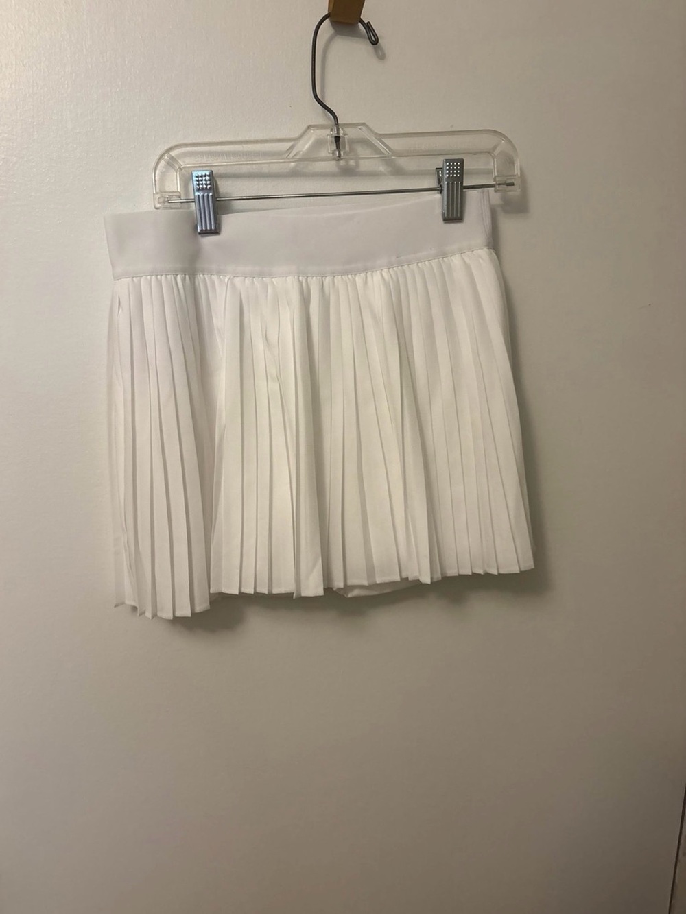 adidas White Pleated Girls' Skort